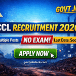 BCCL Departmental Selection Recruitment 2026 govtjobdeck