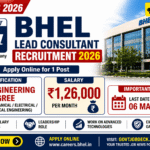 BHEL Lead Consultant Recruitment 2026