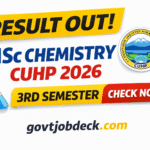 CUHP MSc Chemistry 3rd Semester Result 2026 OUT – Check Now | Direct Link | Download PDF CUHP MSc Chemistry 3rd Semester Result 2026