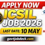 ICSIL Advisor Recruitment 2026 OUT – Apply Now for 1 Post | Salary 50% Last Pay | Direct Link ICSIL Advisor Recruitment 2026 Out