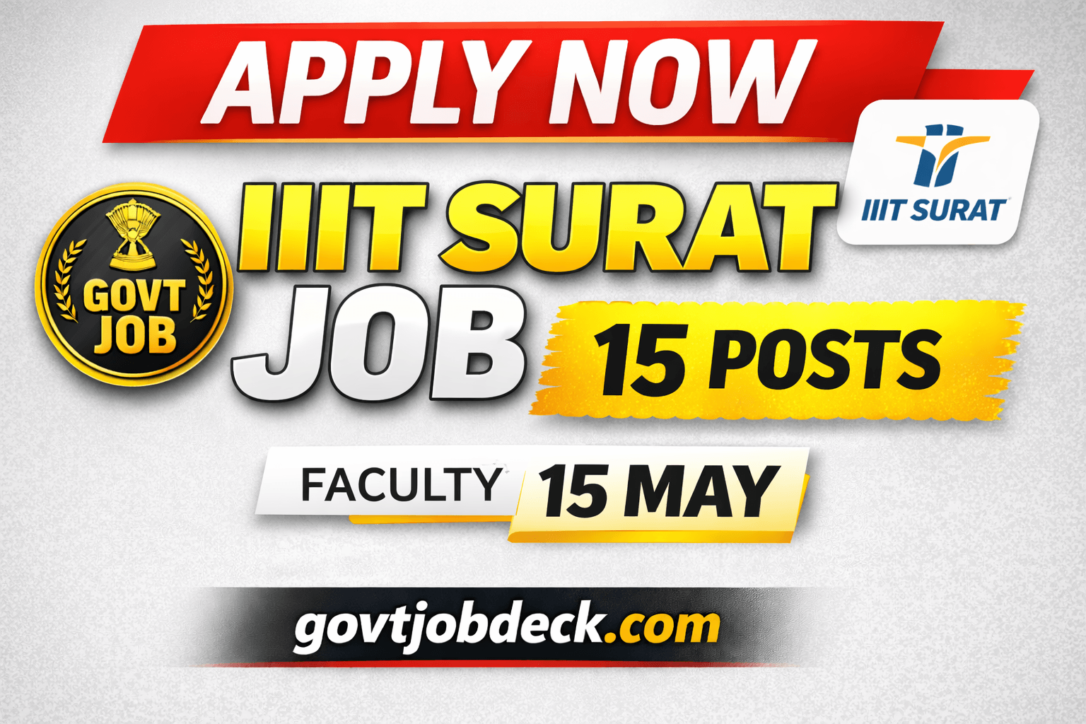 IIIT Surat Faculty Recruitment 2026