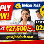 Indian Bank Office Assistant Recruitment 2026