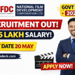 NFDC Recruitment 2026 OUT for 3 POSTS