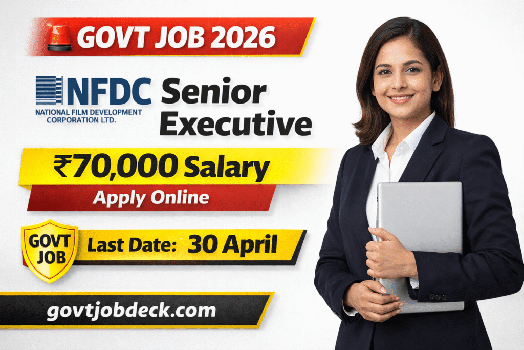 NFDC Senior Finance Executive Recruitment 2026