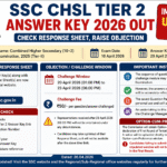 SSC CHSL Tier 2 Answer Key 2026 OUT