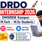 DRDO Internship 2026 govtjobdeck