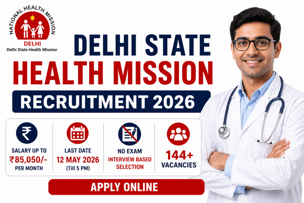 Delhi State Health Mission Recruitment 2026