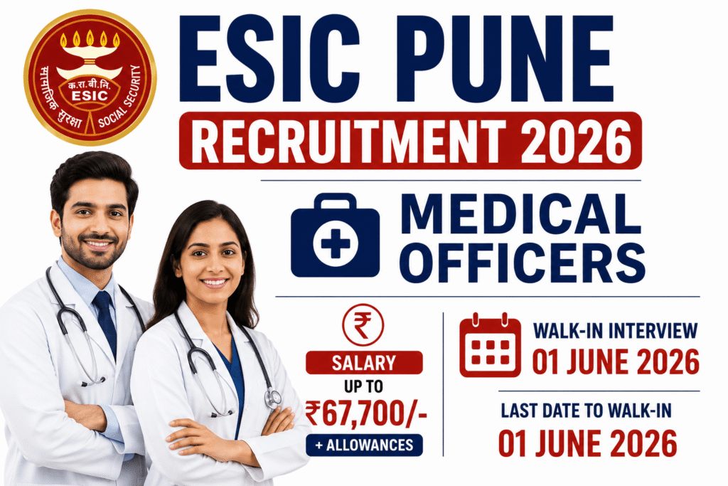 ESIC Pune Recruitment 2026