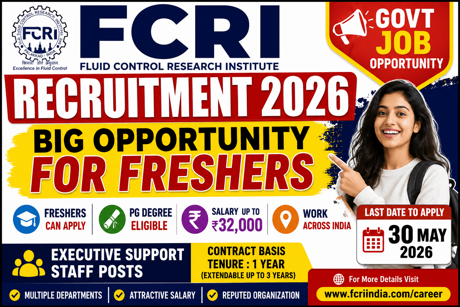 FCRI Recruitment 2026