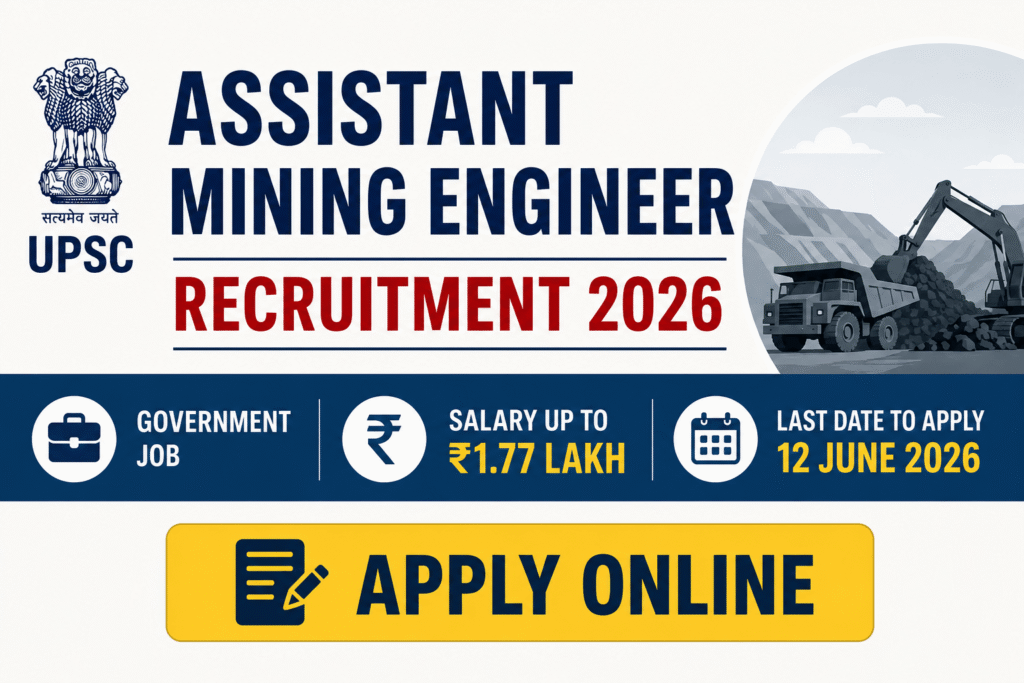 Assistant Mining Engineer Recruitment 2026