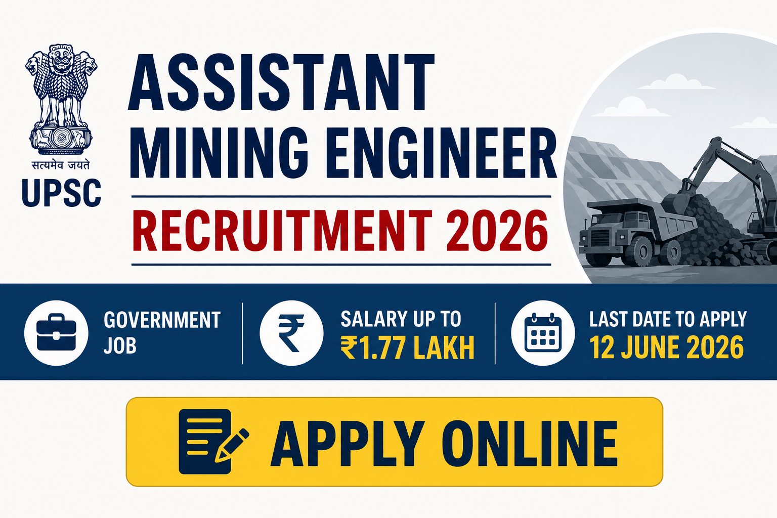 Assistant Mining Engineer Recruitment 2026