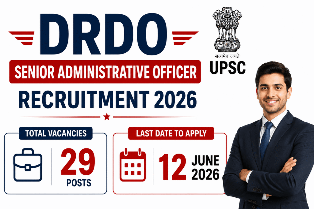 drdo-senior-administrative-officer-recruitment-2026