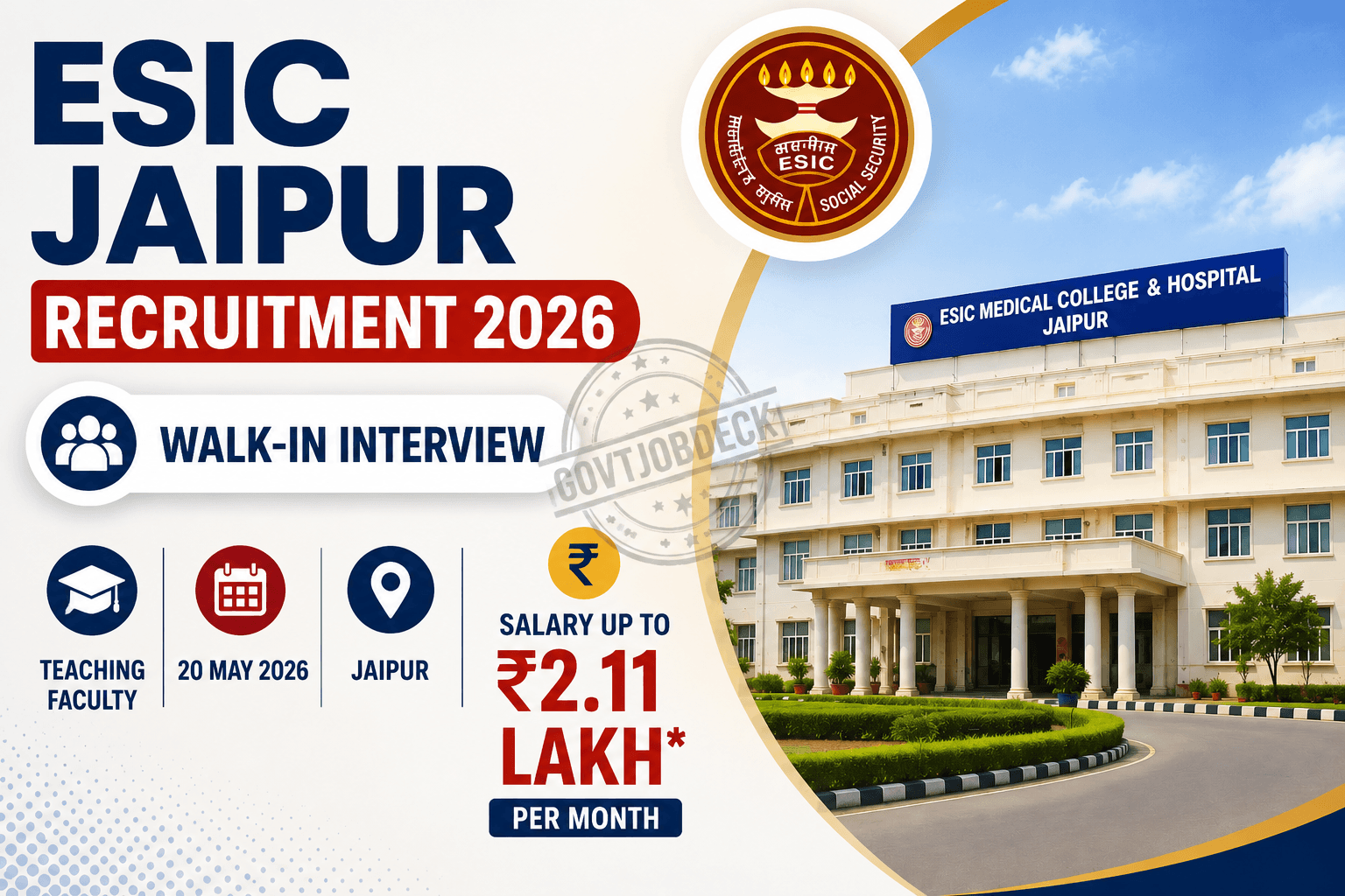esic-jaipur-recruitment-2026-faculty-walkin