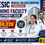 esic medical college faridabad recruitment 2026