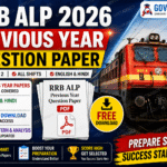 RRB ALP Previous Year Question Paper PDF 2026