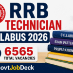 rrb technician syllabus 2026