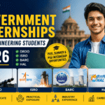 Best Government Internships for Engineering Students 2026: Paid, Summer & PSU Internship Opportunities Best Government Internships for Engineering Students 2026: DRDO, ISRO, BARC & HAL