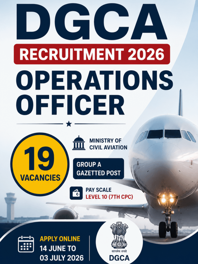 DGCA Recruitment 2026 Out for 19 Operations Officer Posts