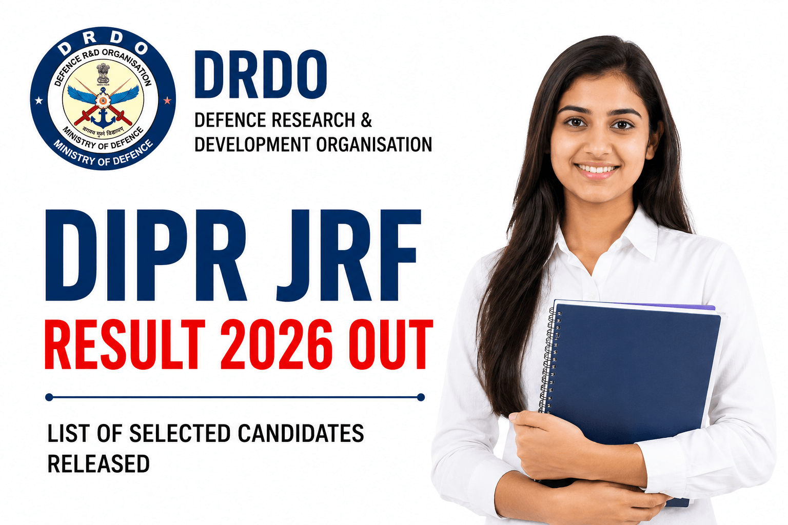 drdo dipr jrf result 2026