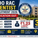 DRDO RAC Scientist Recruitment 2026 Notification for 33 Scientist C D E Posts