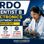 DRDO Scientist B Electronics Recruitment 2026: 40 Vacancies Through GATE, Salary Up to ₹1 Lakh DRDO Scientist B Electronics Recruitment 2026: 40 Vacancies Through GATE, Salary Up to ₹1 Lakh
