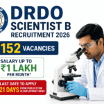 DRDO Scientist B Recruitment 2026: 152 Vacancies Through GATE, Salary Up to ₹1 Lakh Per Month DRDO Scientist B Recruitment 2026: 152 Vacancies Through GATE, Salary Up to ₹1 Lakh Per Month