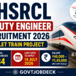 NHSRCL Deputy Engineer Recruitment 2026: 34 Posts, Salary Up to ₹1.45 Lakh | GovtJobDeck