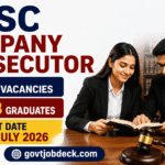 UPSC Company Prosecutor Recruitment 2026 Notification Out for 18 Vacancies, Apply Online UPSC Company Prosecutor Recruitment 2026 Out for 18 Vacancies | LLB Graduates Can Apply