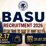 BASU Recruitment 2026: 95 Professor Jobs with ₹2.17 Lakh Salary | No Exam BASU Recruitment 2026: 95 Professor Jobs with ₹2.17 Lakh Salary | No Exam
