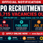 IBPS PO Recruitment 2026 - 6,715 Probationary Officer Vacancies Across 11 Banks - Apply Online Before July 21, 2026 - CRP PO/MT-XVI Official Notification