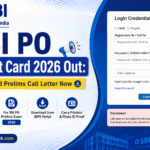 SBI PO Admit Card 2026 Out: Download Prelims Call Letter Now SBI PO Admit Card 2026 Out: Download Prelims Call Letter Now