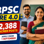 BPSC TRE 4.0 Recruitment 2026 OUT: 32,388 Teacher Posts, Apply From Sept 1 BPSC TRE 4.0 Recruitment 2026 – 32,388 Teacher Posts