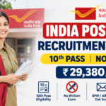 India Post GDS Recruitment 2026 for 10th pass candidates