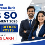 IOB SO Recruitment 2026 for 291 Officer Posts