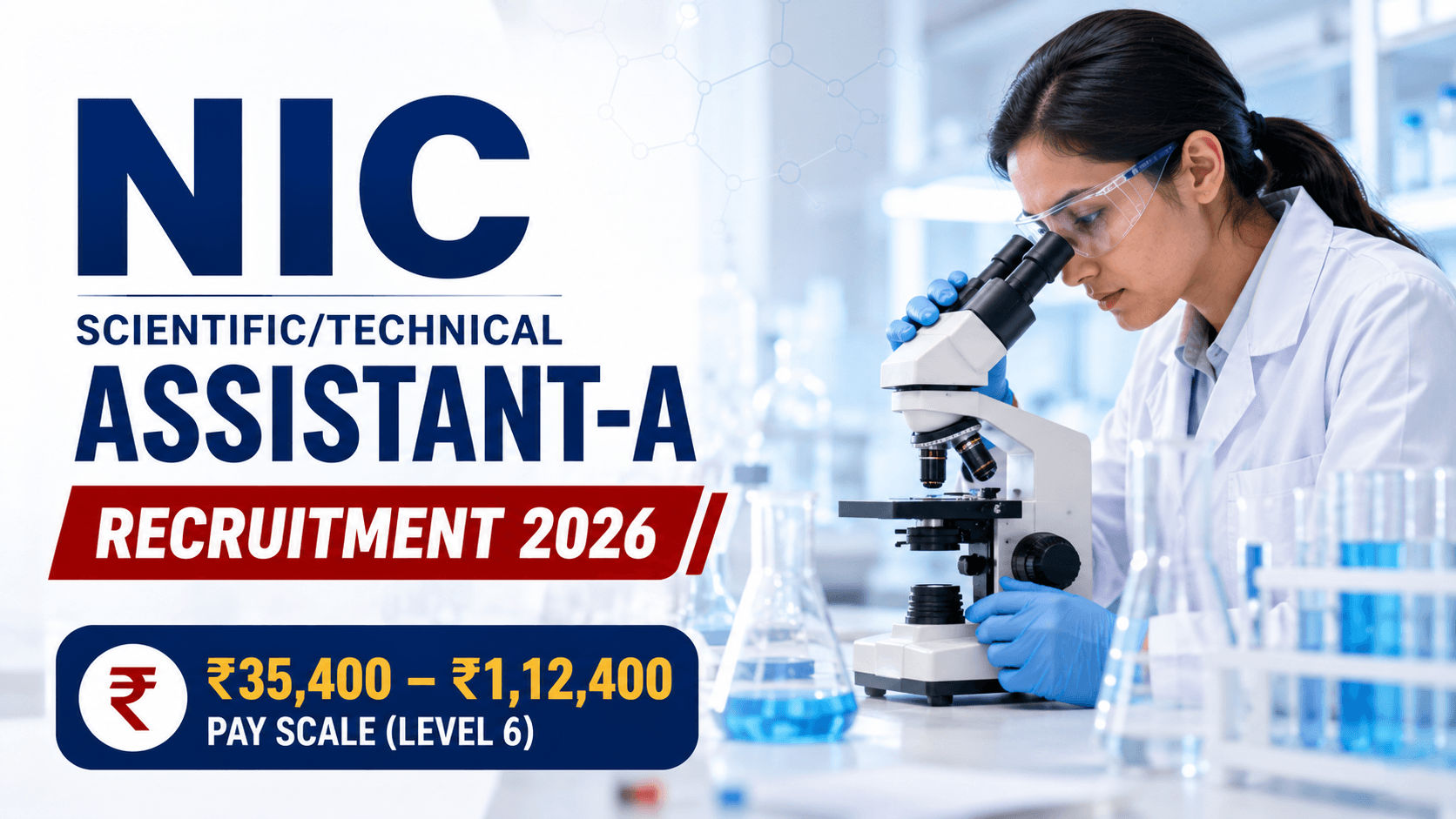 NIC Scientific/Technical Assistant Recruitment 2026 for 376 posts