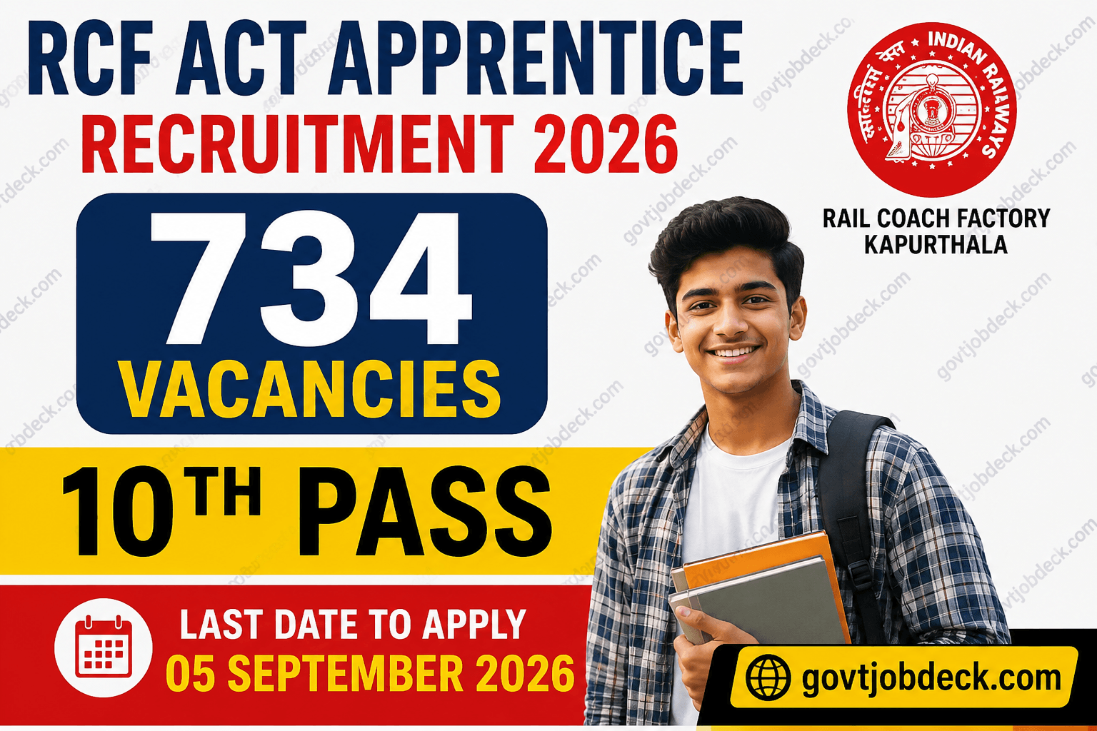 RCF Act Apprentice Recruitment 2026 – 734 Vacancies, Apply Online