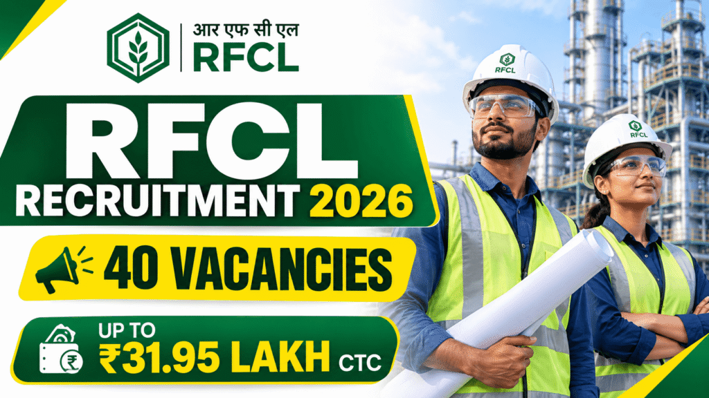 RFCL Recruitment 2026 for 40 experienced professional vacancies