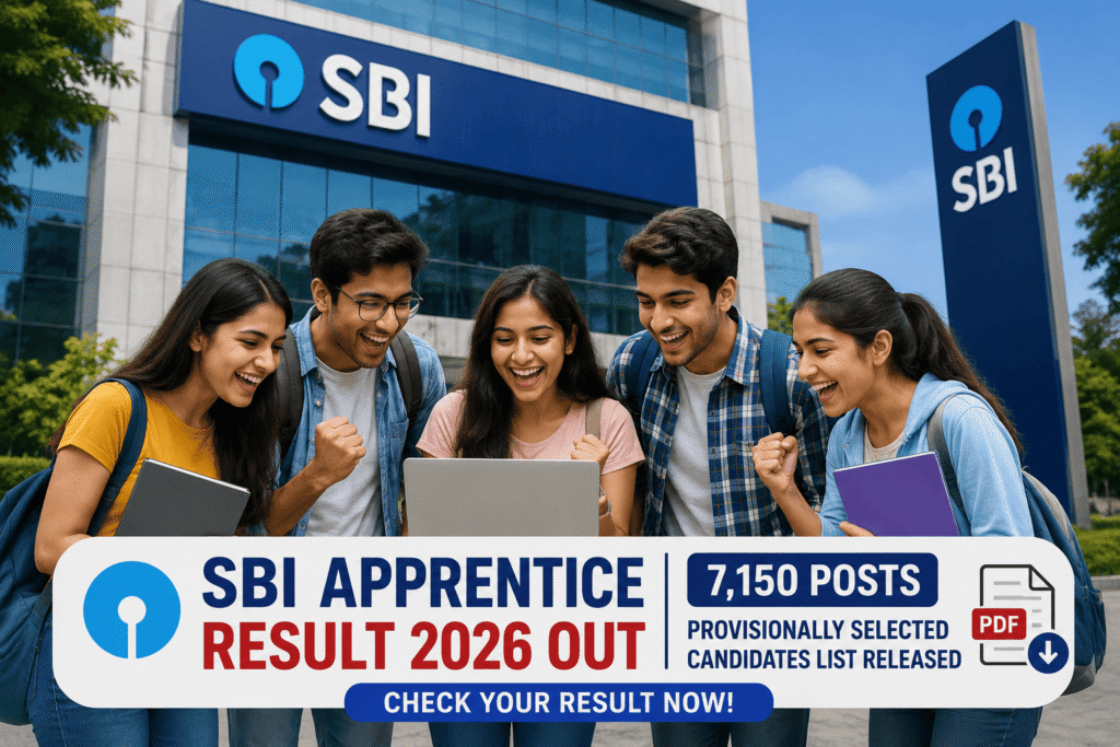 SBI Apprentice Result 2026 selection list PDF for 7,150 posts