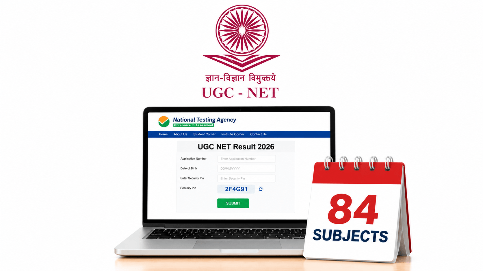 UGC NET Result 2026 declared for 84 subjects