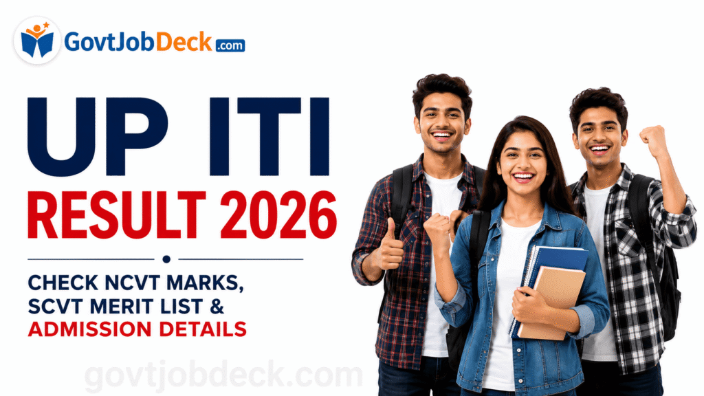 UP ITI Merit List 2026: NCVT Marks, SCVT Merit List