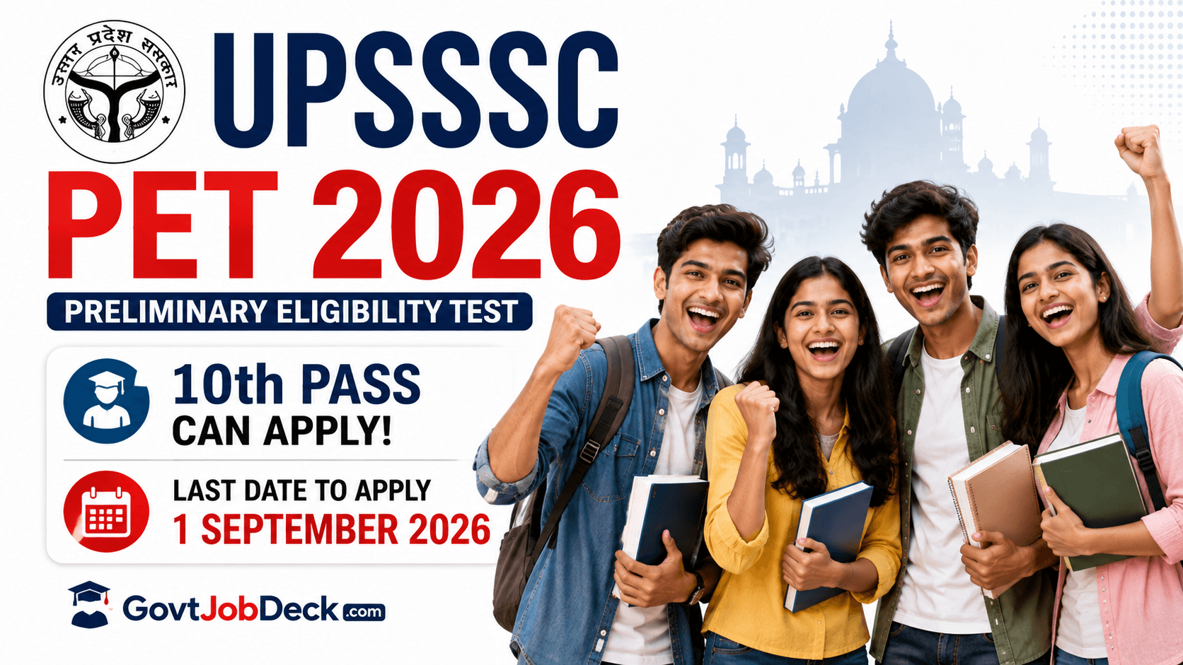 UPSSSC PET 2026 notification and online application
