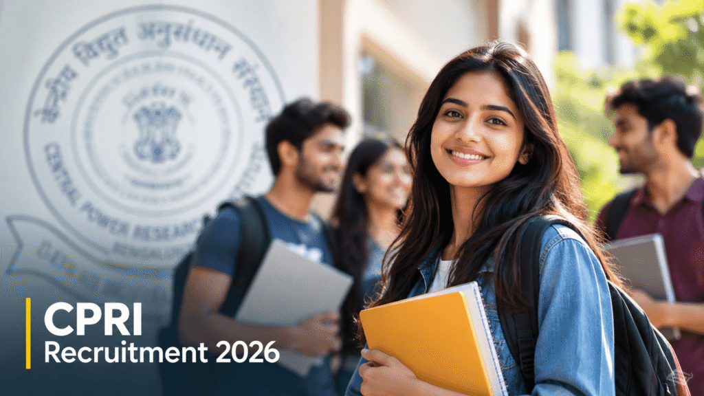CPRI Recruitment 2026 – 110 vacancies