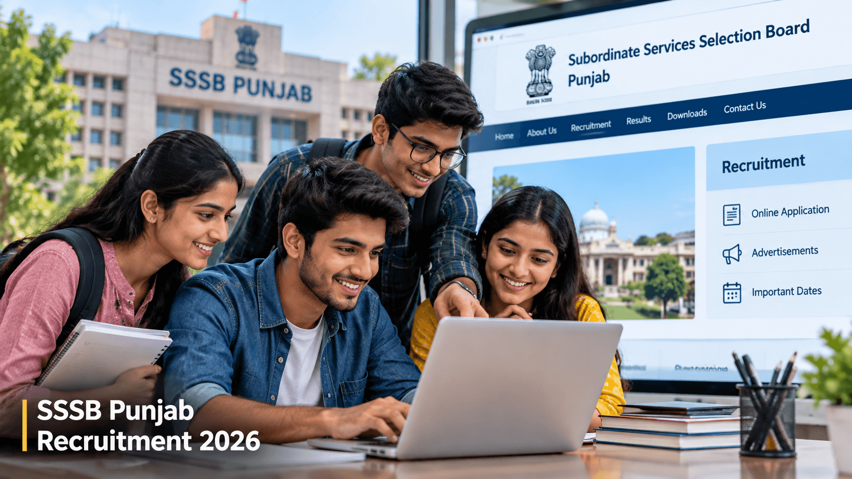 SSSB Punjab Recruitment 2026 – 70 vacancies for Driver, Clerk, Translator and Field Artist