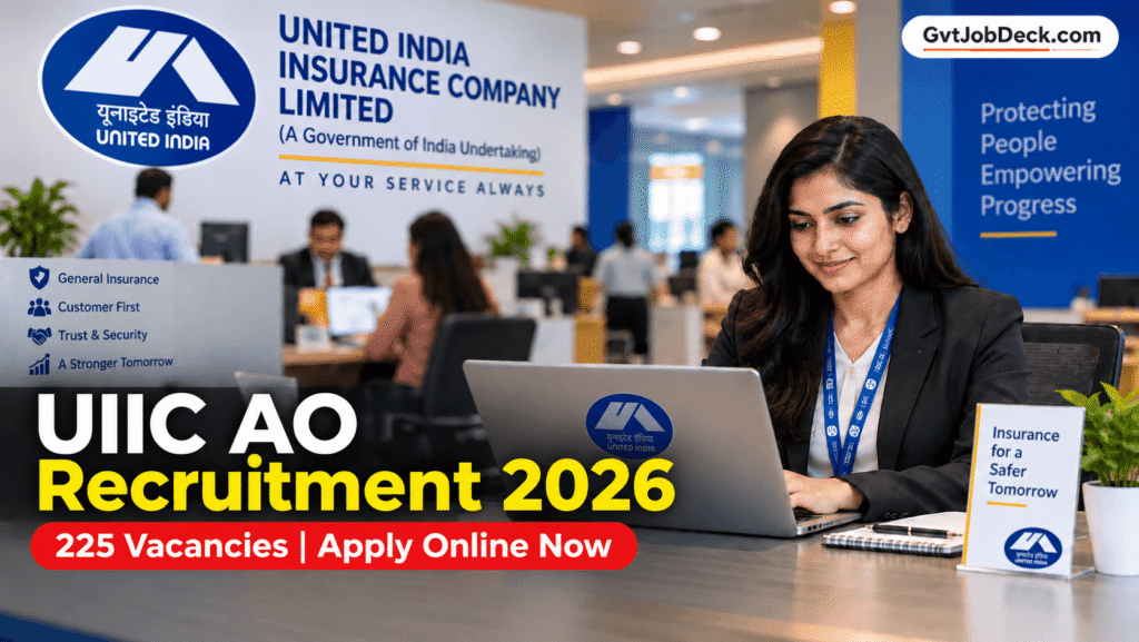 UIIC AO Recruitment 2026 – 225 Administrative Officer Vacancies