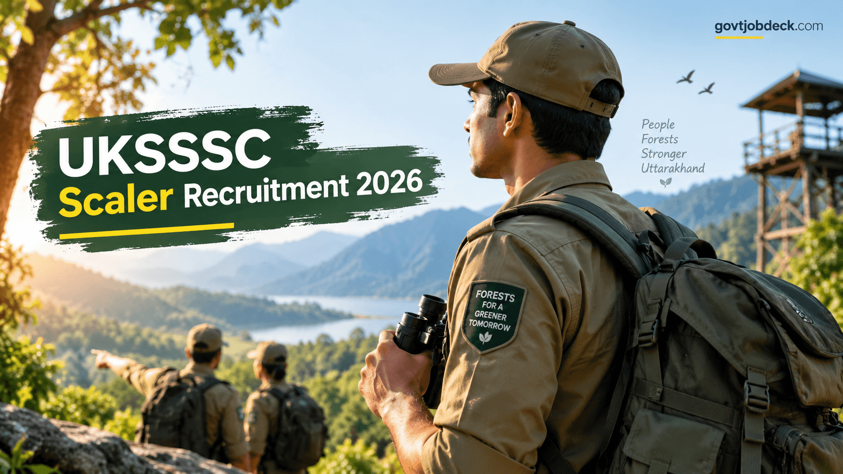 UKSSSC Scaler Recruitment 2026 forest officer recruitment banner