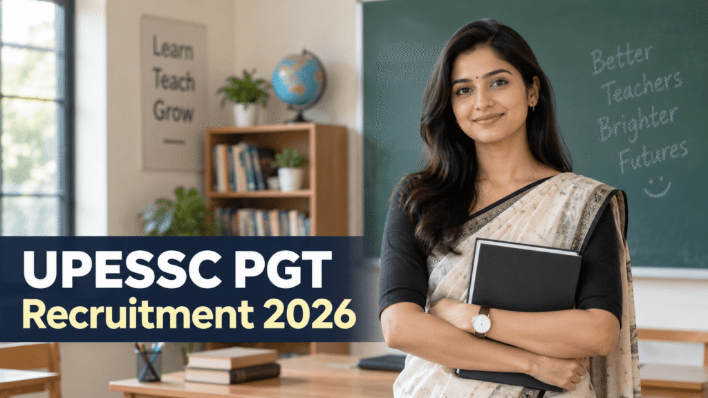 UPESSC PGT Recruitment 2026 – 2,607 PGT vacancies