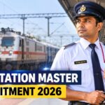 RRB Station Master Recruitment 2026, approximately 1,250 vacancies, apply by 25 November 2026