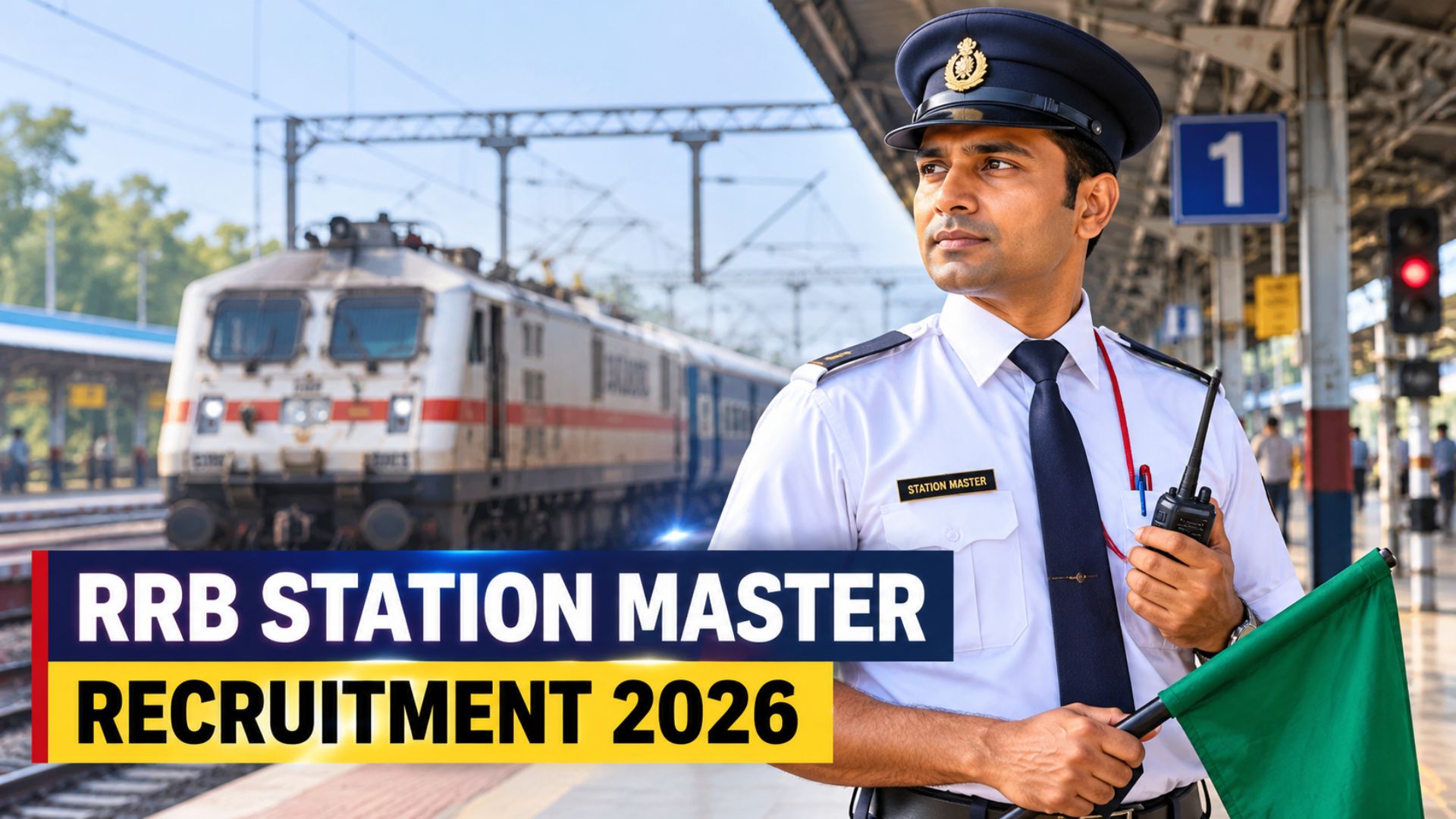 RRB Station Master Recruitment 2026, approximately 1,250 vacancies, apply by 25 November 2026