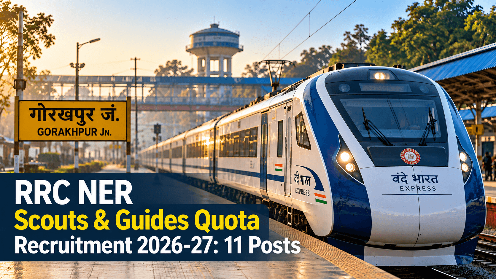 RRC NER Scouts & Guides Quota Recruitment 2026-27 for 11 posts